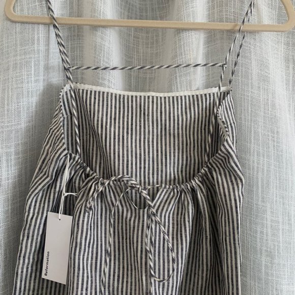 Reformation Black and White Striped Dress - Picture 5 of 5